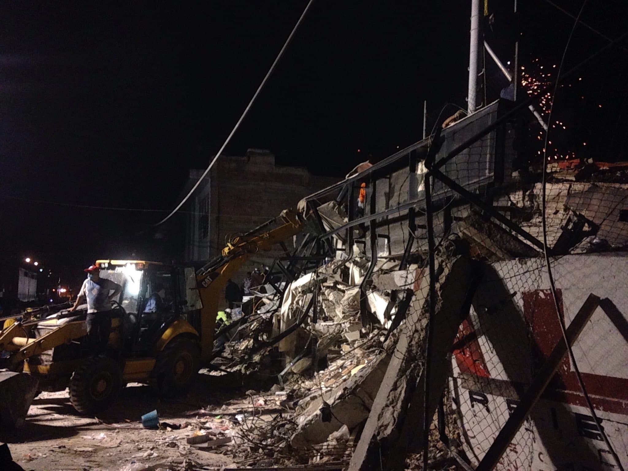 Daños tras el sismo del 19 de septiembre de 2017 en la Ciudad de México