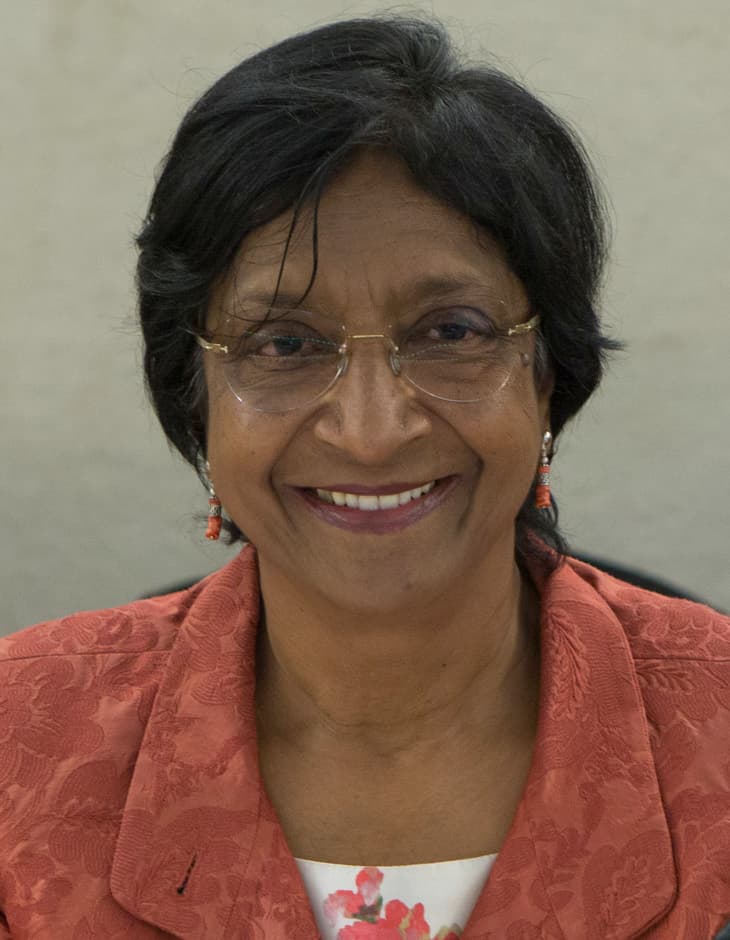 Navi Pillay gana el Nobel de la Paz y bromea con compartirlo con Trump