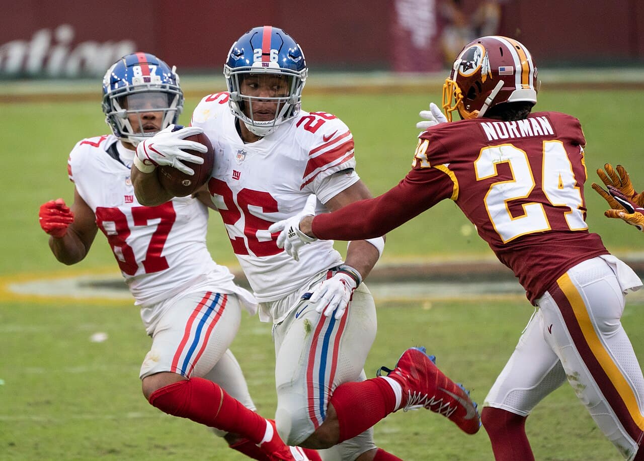 Saquon Barkley promete jugar "sin miedo" ante Chicago Bears tras recuperarse de un stinger