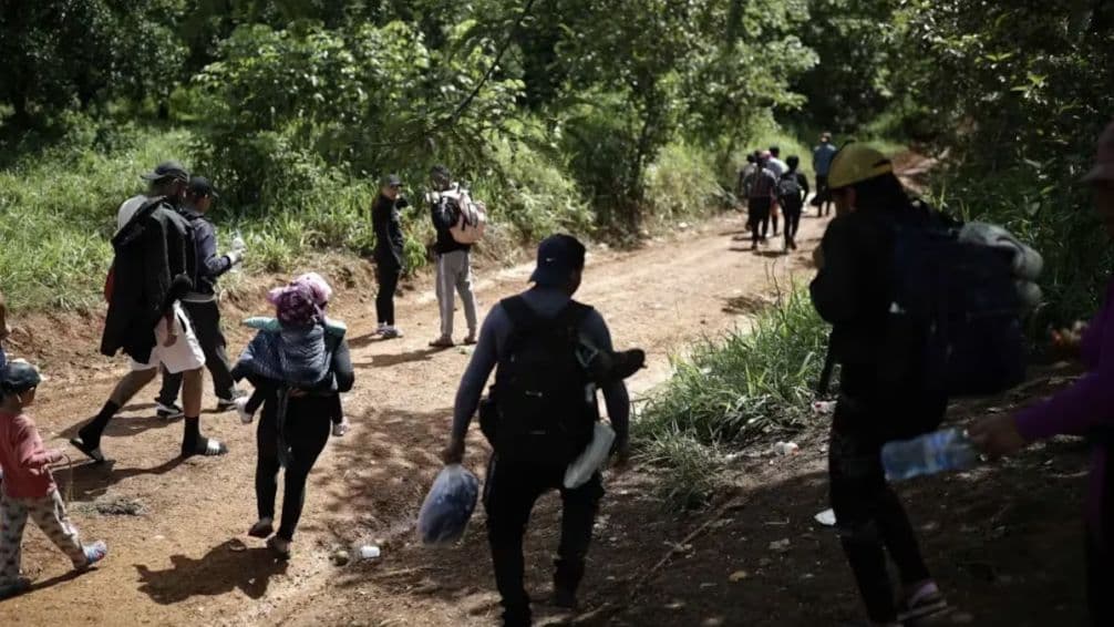 Se disparan más de un 50% los cruces irregulares por el "Tapón del Darién"